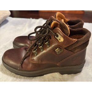 Timberland Women’s Boots Rita Chuka 6M Brown Leather Waterproof Low Ankle